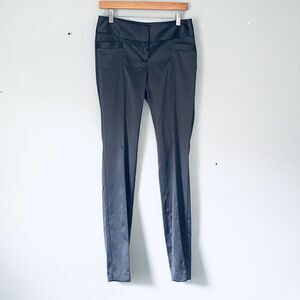 Express Dress Pants 4 Gray Satin Design Studio Business Party Holiday Cocktail